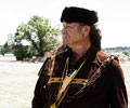 Mountain man at the Fort Laramie Rendezvous
