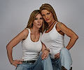 Tanya Clathis and Stacy DeHart model shoot