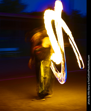 World Hoop Day 2019 - Fire Performer Scooby