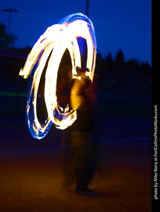 World Hoop Day 2019 - Fire Performer Scooby