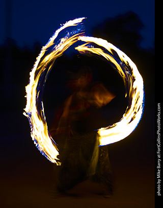 World Hoop Day 2019 - Fire Performer Scooby