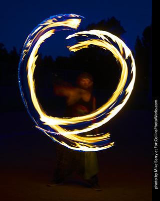 World Hoop Day 2019 - Fire Performer Scooby