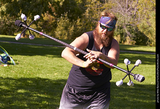 World Hoop Day 2019 - Fire Performer Scooby