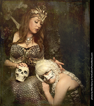 Mirelle and Aryn - Halloween shoot