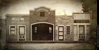 Gunfight at the OK Corral in Tombstone, AZ