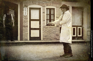 Gunfight at the OK Corral in Tombstone, AZ