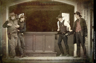 Gunfight at the OK Corral in Tombstone, AZ