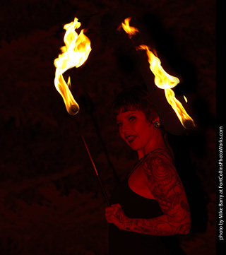 Kayla - Fire Performer