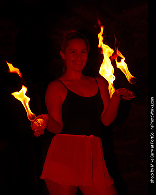 Diana - Fire Performer