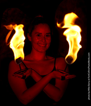 Diana - Fire Performer