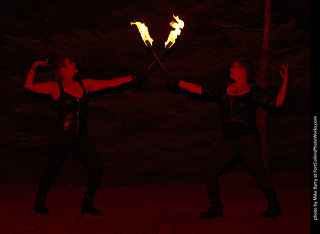 Katherine and Emily - Fire Performers