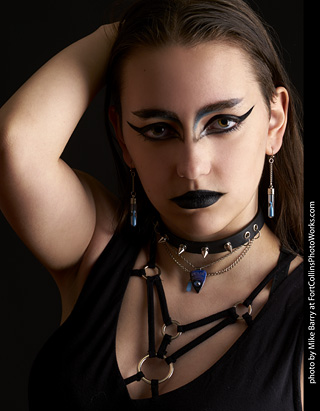 Goth model shoot