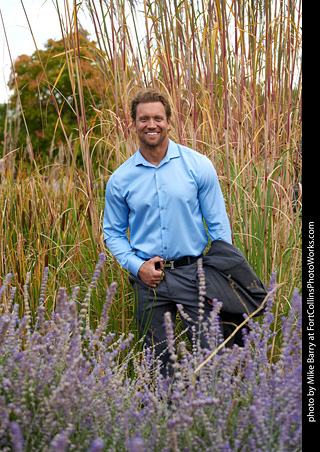 Tony in The Rock Garden