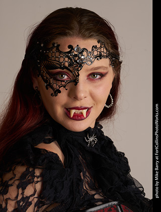 Brenna at the Halloween shoot