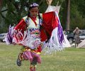 young girl Wind River Indian dancer