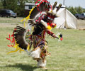 Wind River Indian doing the Frantic Dance