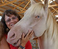 Cloud and Kris at Four Directions Horse Farm