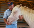 Cloud and Will at Four Directions Horse Farm