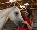 Star and Kris at Four Directions Horse Farm