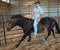 Jay with Will at Four Directions Horse Farm