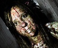 psycho girl at Morbid Nights Haunted House
