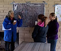 Gina Janett explaining some of issues involving the Cache la Poudre River