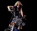 Amanda and a Harley