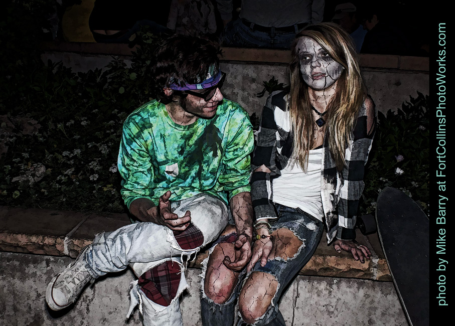 Zombie dating scene