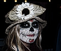 Zombie fashionista at the Fort Collins Zombie Crawl