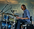 Mark Raynes on drums
