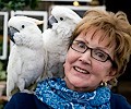 Citron Cockatoo and Umbrella Cockatoo at the RMSA Exotic Bird Festival