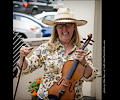 Amy with her violin