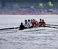 Horsetooth Ache rowing race 7-man boat
