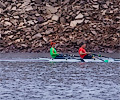 Horsetooth Ache rowing race 2-man boat