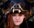Jo in bear skin