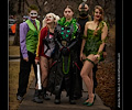 Joker, Harley Quinn, Hydra, Bane and Poison Ivy