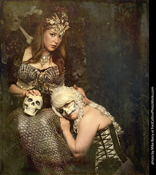 Mirelle and Aryn - Halloween shoot