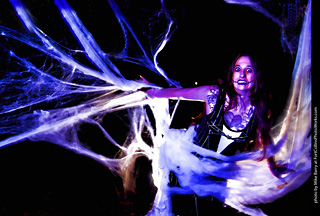 Meagan - spiderweb model shoot