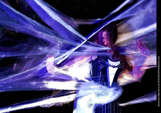 Meagan - spiderweb model shoot