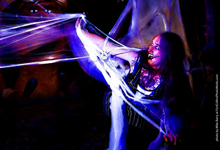 Meagan - spiderweb model shoot