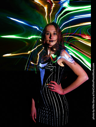 Meagan - spiderweb model shoot