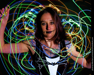 Meagan - spiderweb model shoot