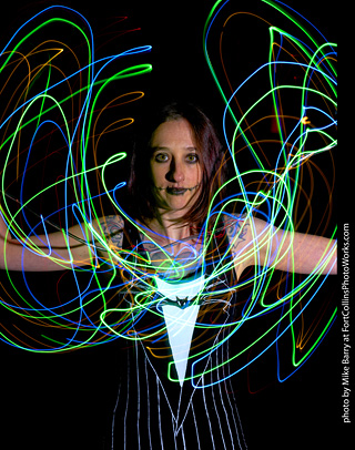 Meagan - spiderweb model shoot