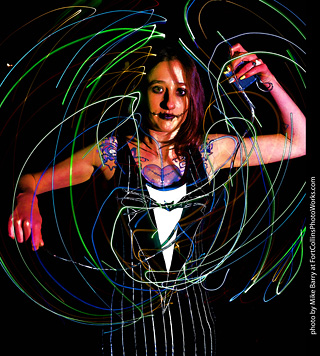 Meagan - spiderweb model shoot