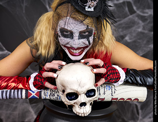 Freddy Krueger/Harley Quinn model shoot - Mandy