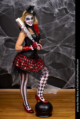 Freddy Krueger/Harley Quinn model shoot - Mandy