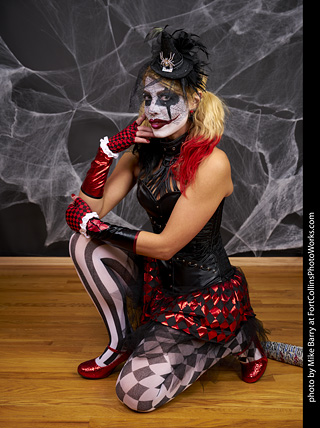 Freddy Krueger/Harley Quinn model shoot - Mandy