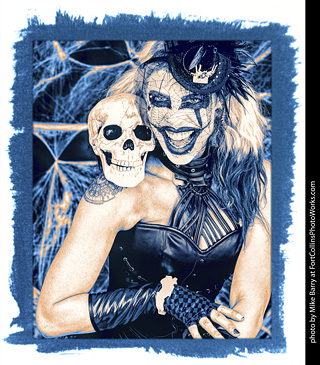 Freddy Krueger/Harley Quinn model shoot - Mandy