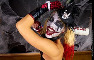 Freddy Krueger/Harley Quinn model shoot - Mandy