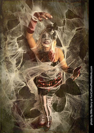 Freddy Krueger/Harley Quinn model shoot - Mandy